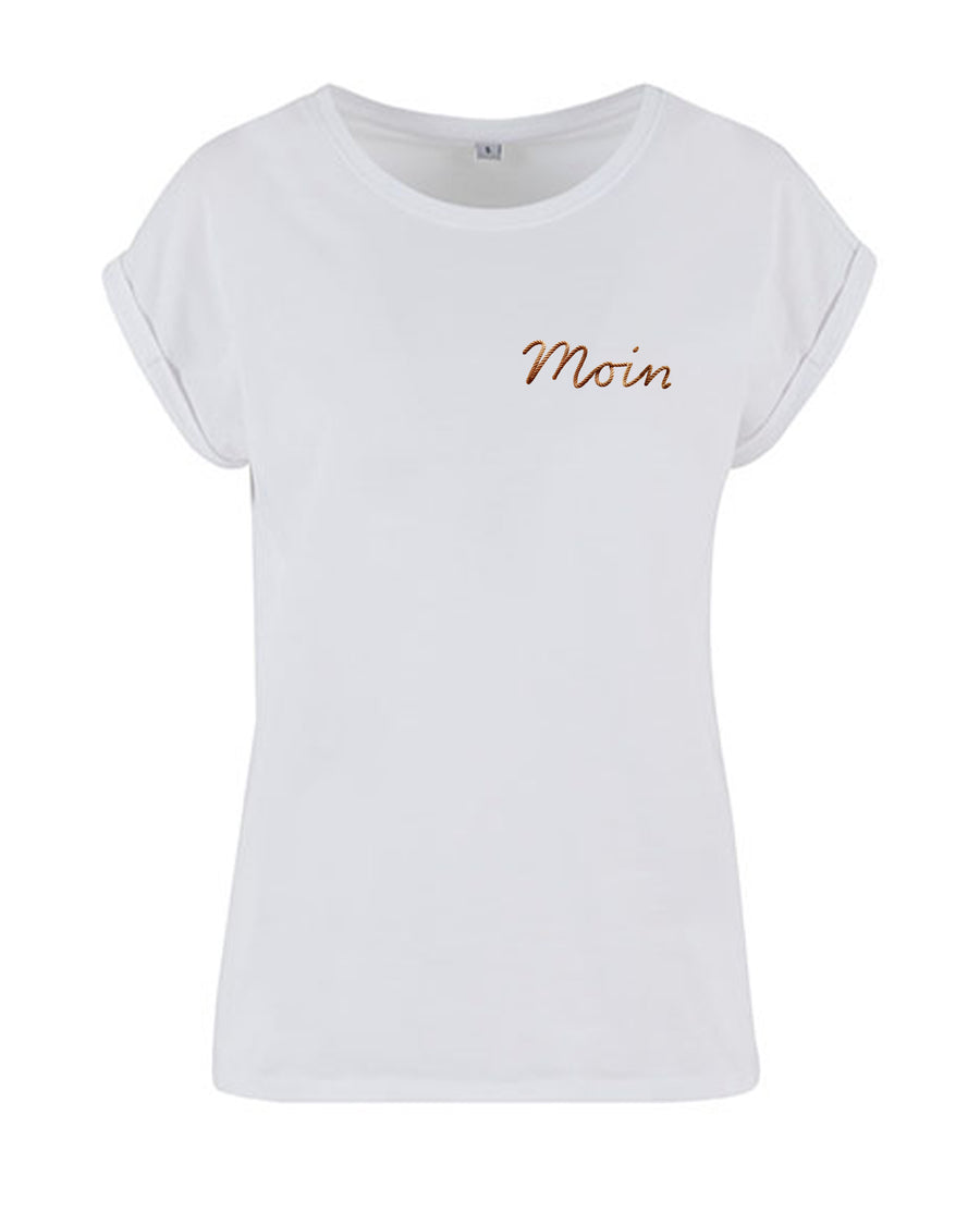 Damen T-Shirt "Moin Rope" | Weiß – Rückseite