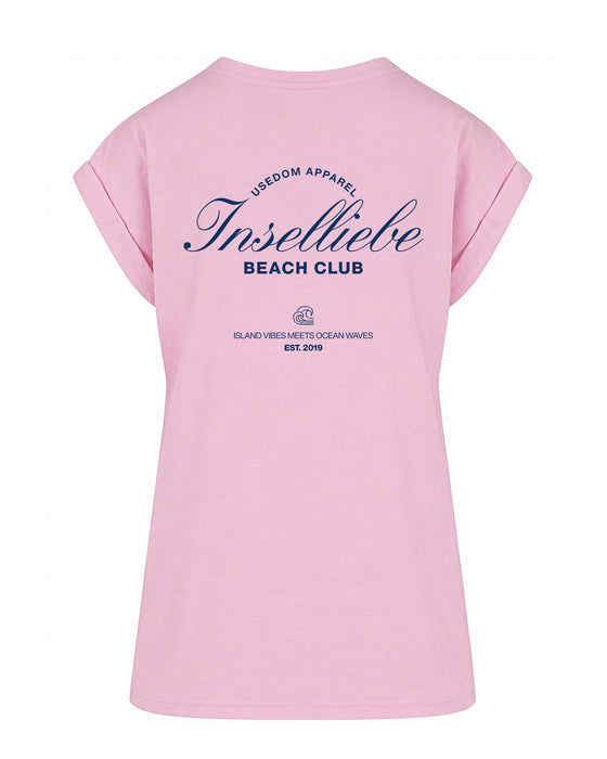 Damen T-Shirt "Beach Club" | Soft Pink