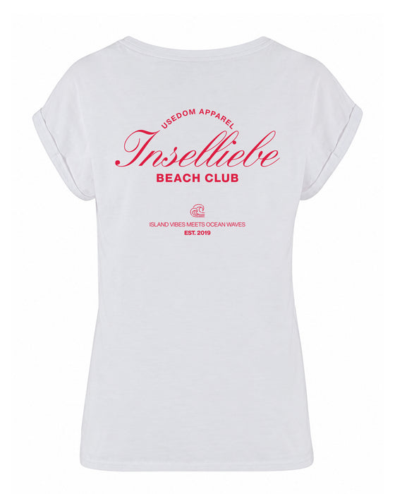 Damen T-Shirt "Beach Club" | Weiß