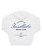 Unisex Oversized Hoodie "Beach Club" | Weiß - INSELLIEBE USEDOM