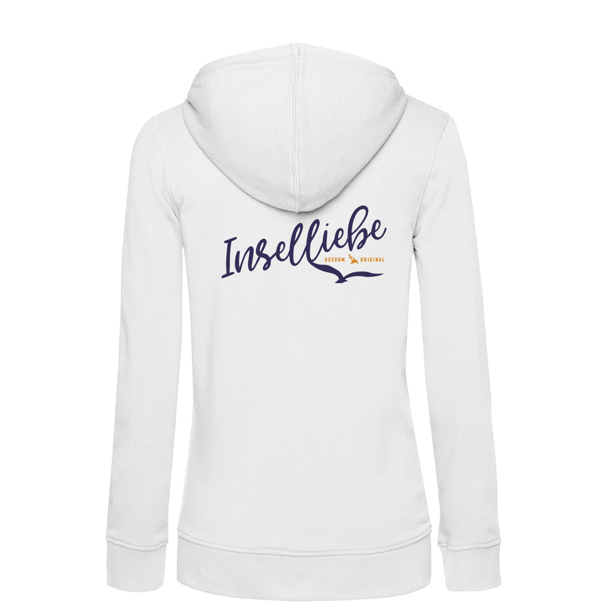 Damen Sweatjacke "INSELLIEBE ORIGINAL" | Weiß