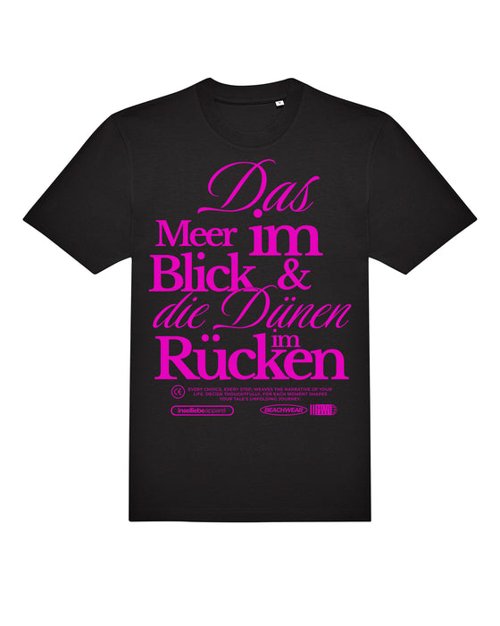 Unisex Oversized Shirt "Meerblick" | Schwarz
