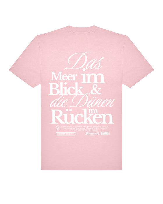 Unisex Oversized Shirt "Meerblick" | Summer Rose - INSELLIEBE USEDOM