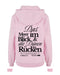 Damen Fluffy Hoodie "Meerblick" | Soft Pink - INSELLIEBE USEDOM