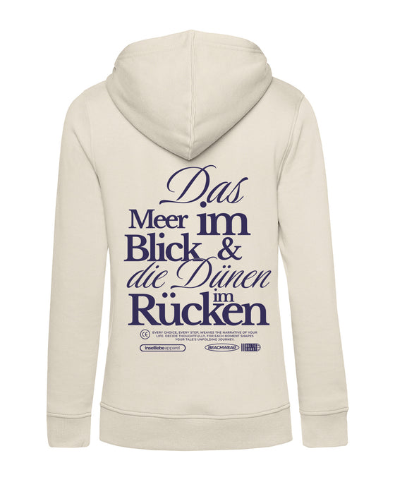 Damen Hoodie "Meerblick" | Creme