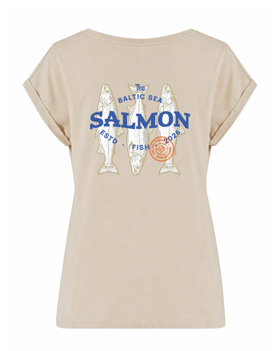 Damen T-Shirt "Salmons" | Sand