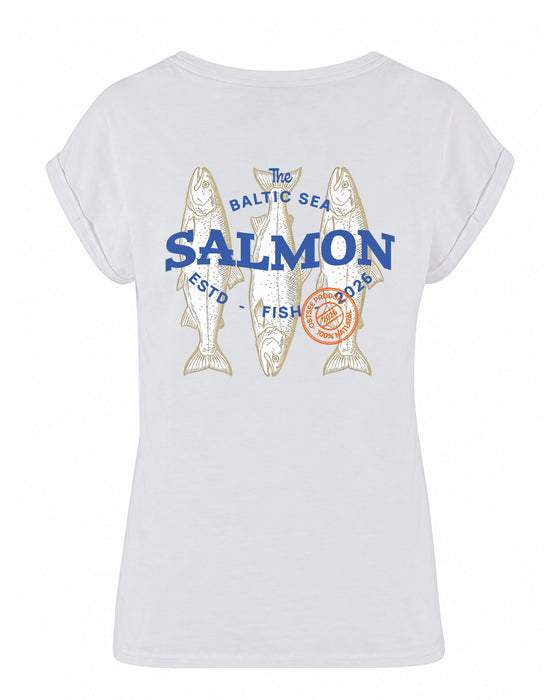 Damen T-Shirt "Salmons" | Weiß