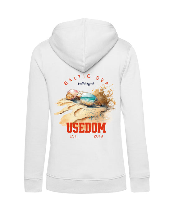 Damen Hoodie "Sun Glasses" | Weiß