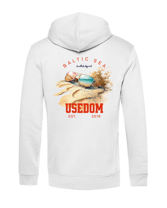 Unisex Hoodie "Sun Glasses" | Weiß