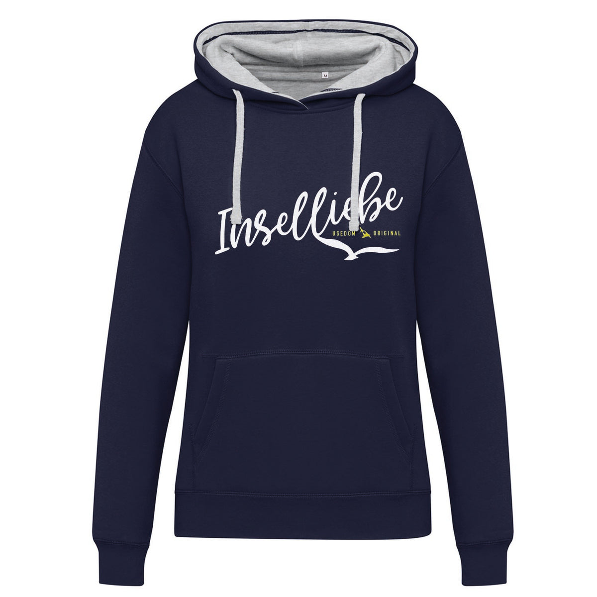 Damen Hoodie "INSELLIEBE ORIGINAL" | Navy - INSELLIEBE USEDOM