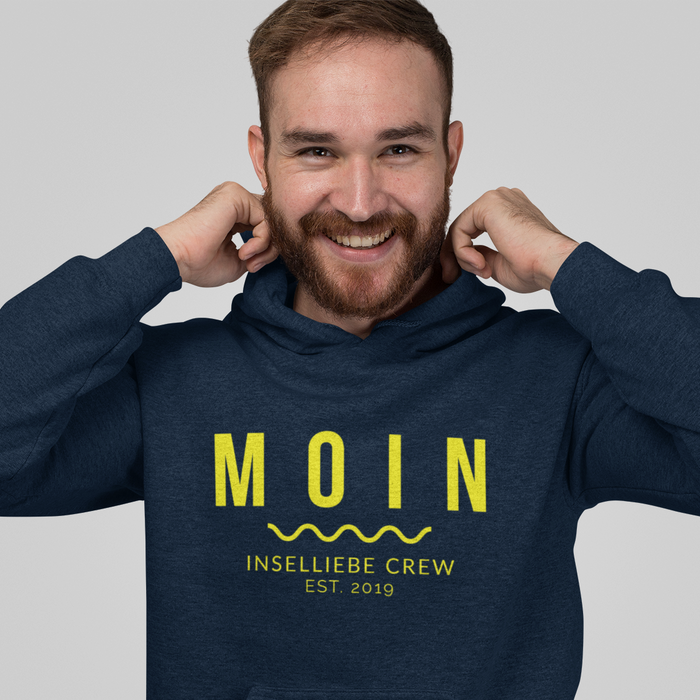 Unisex Hoodie "MOIN Crew" | Navy - B-Ware - INSELLIEBE USEDOM