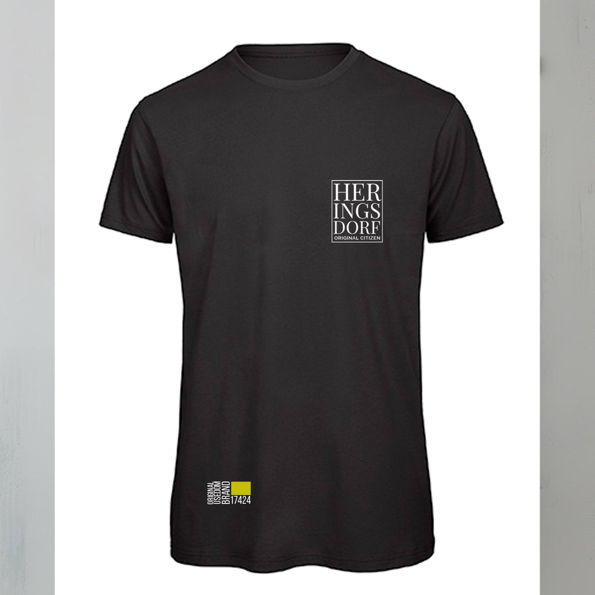 Herren T-Shirt "Heringsdorf Original" | Schwarz - INSELLIEBE USEDOM