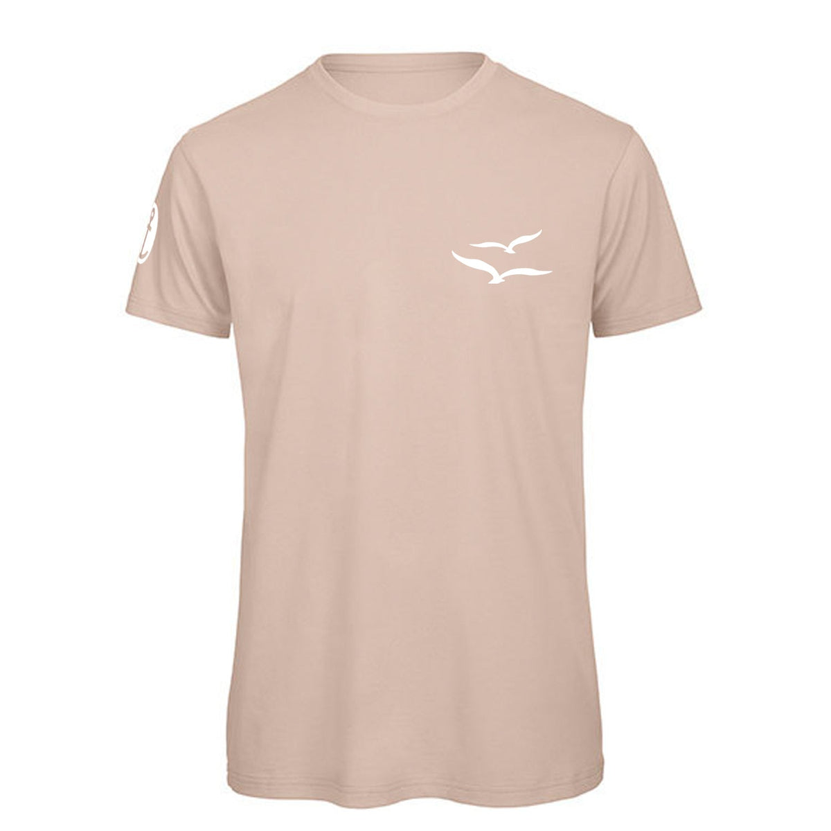 Herren T-Shirt "Möwenpaar" | Dusty Rose - INSELLIEBE USEDOM