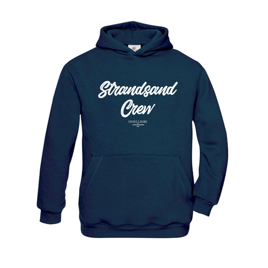 Kinder Hoodie "Strandsand Crew" | Navy