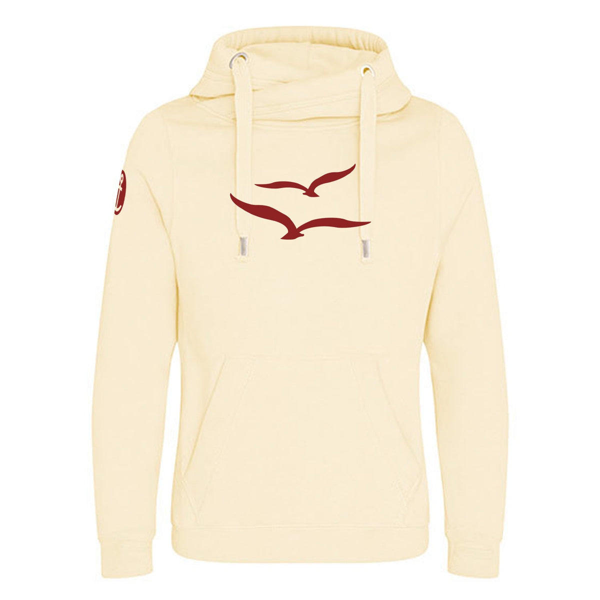 Unisex Hoodie "Möwenpaar" | Creme - INSELLIEBE USEDOM