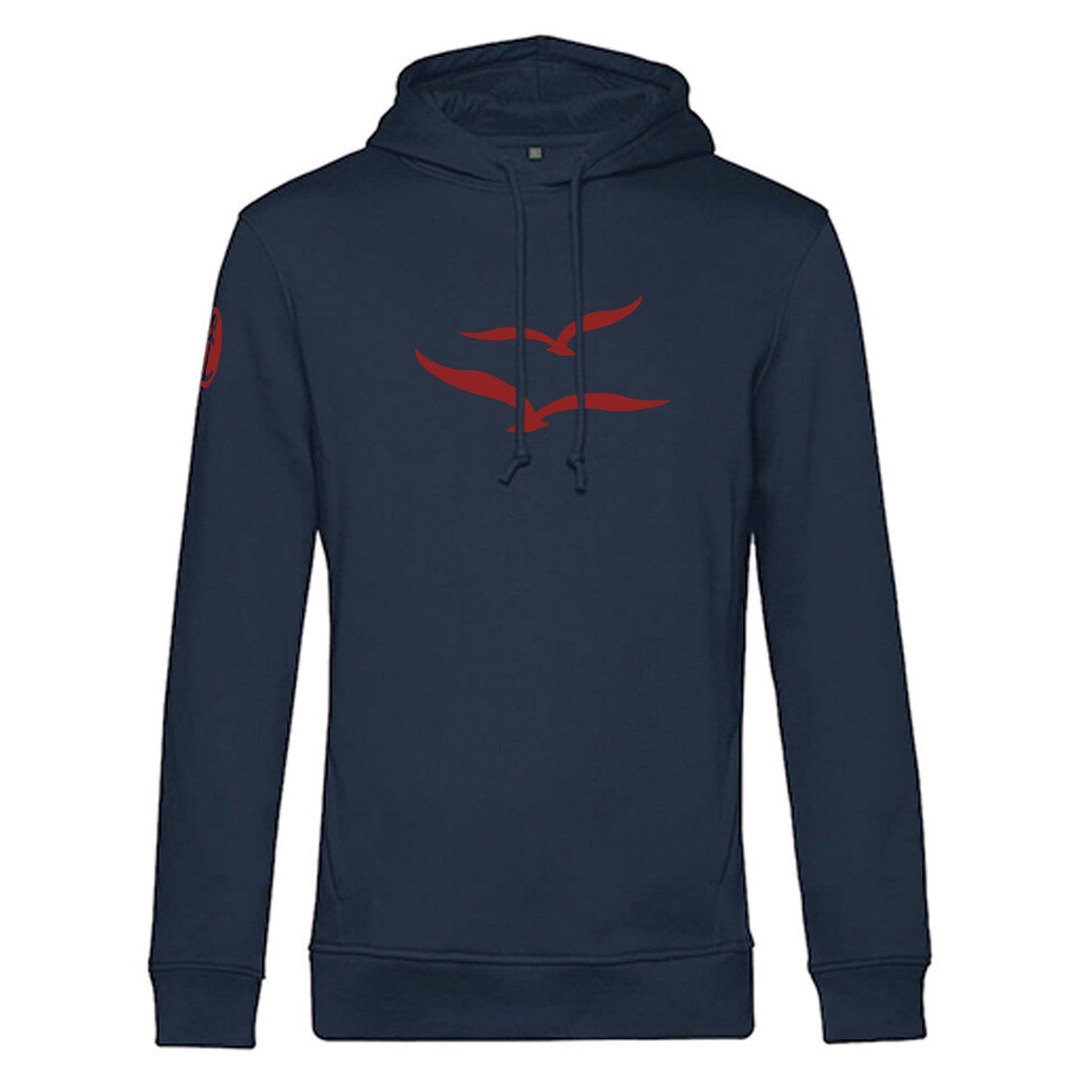 Unisex Hoodie "Möwenpaar" | Navy - INSELLIEBE USEDOM
