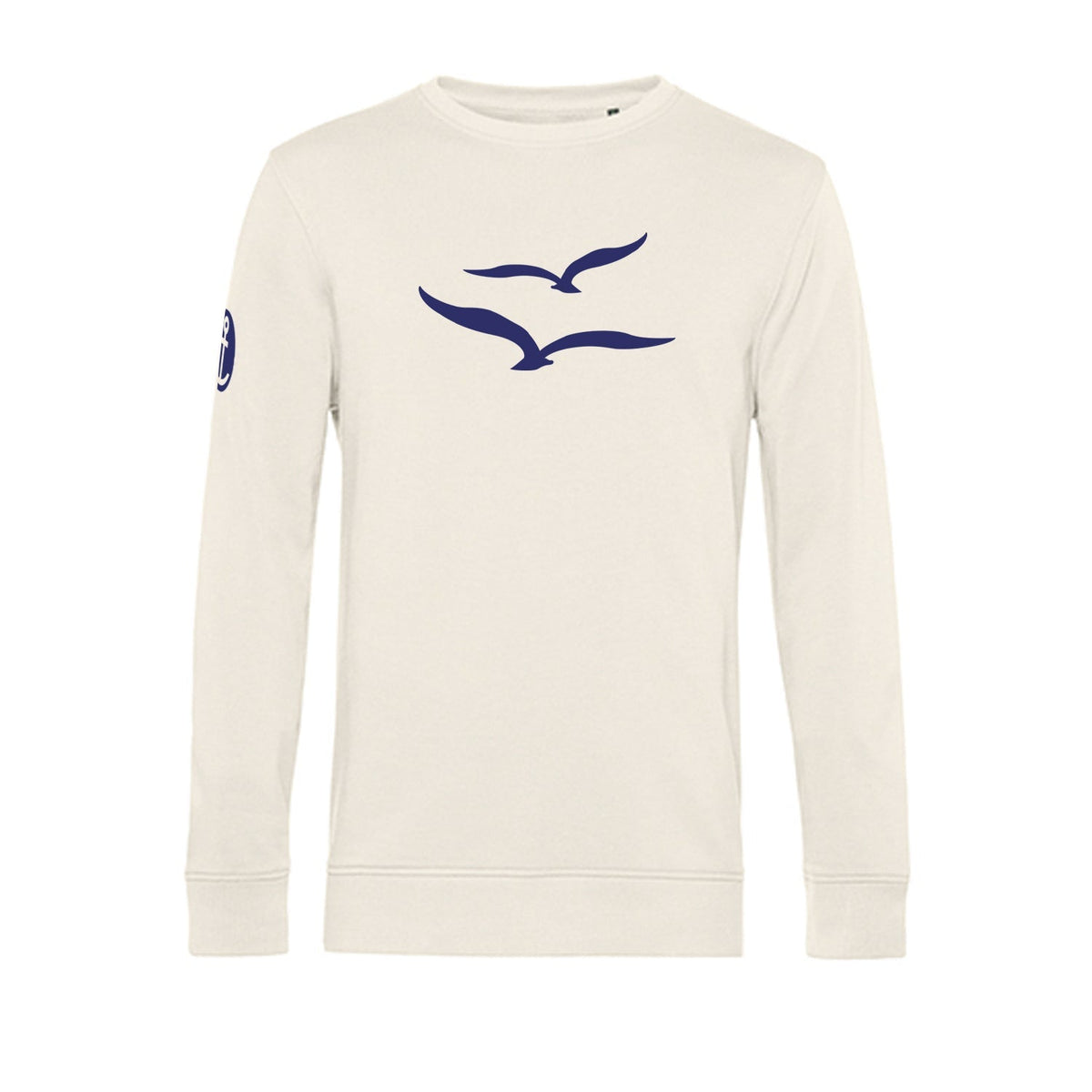 Unisex Sweater "Möwenpaar" | Creme - INSELLIEBE USEDOM