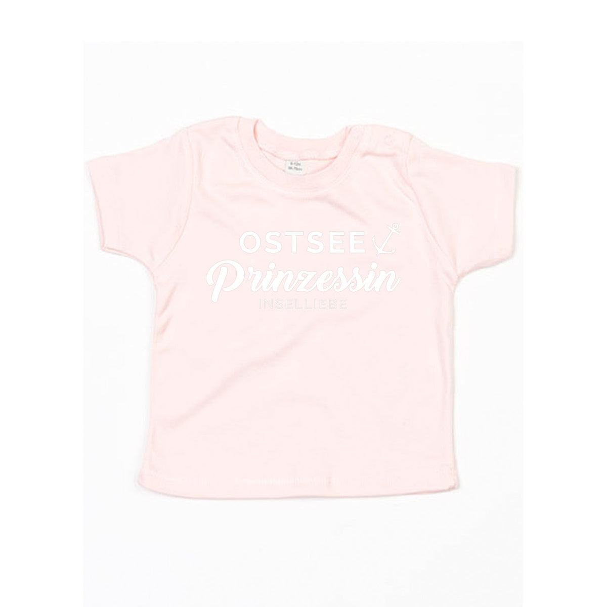 Baby T-Shirt "Ostsee Prinzessin" | Rosa - INSELLIEBE USEDOM