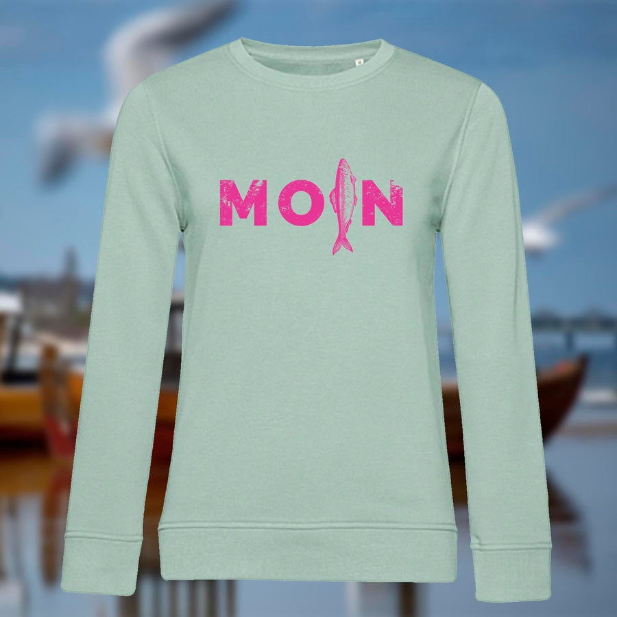 Damen Sweatshirt "MOIN Hering" | Mint