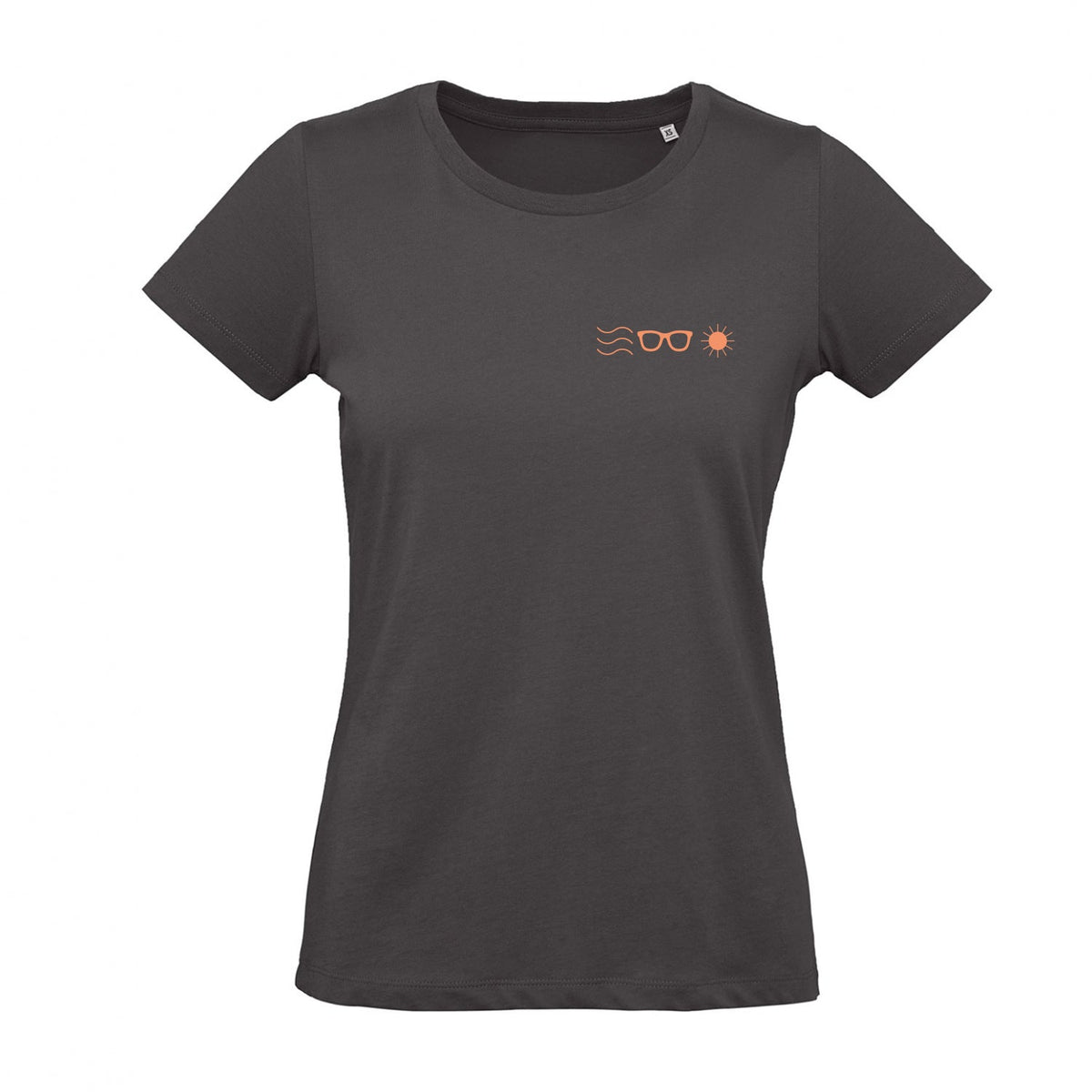 Damen T-Shirt "Summer Icons" | Schwarz - INSELLIEBE USEDOM