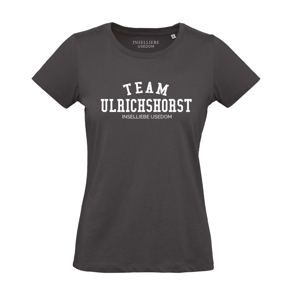 Damen T-Shirt "Team Ulrichshorst" | Schwarz - INSELLIEBE USEDOM