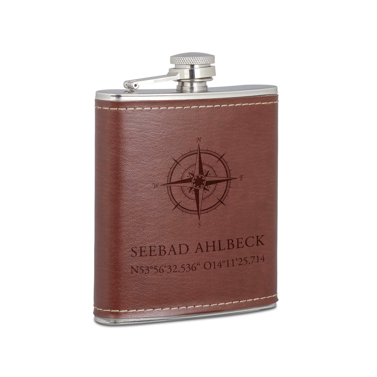 Flachmann "Seebad Ahlbeck" | 200ml - INSELLIEBE USEDOM