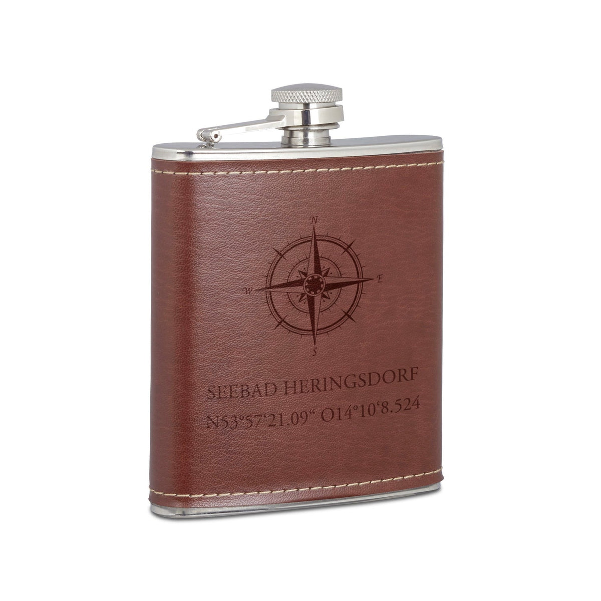 Flachmann "Seebad Heringsdorf" | 200ml - INSELLIEBE USEDOM