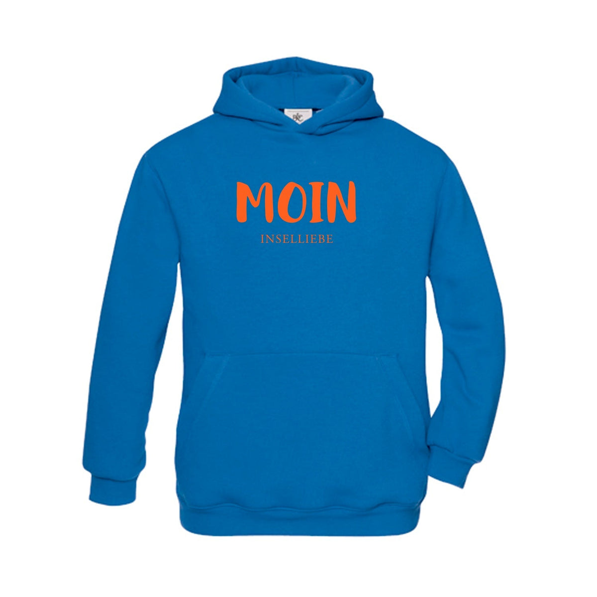 Kinder Hoodie "MOIN" | Royalblau - INSELLIEBE USEDOM