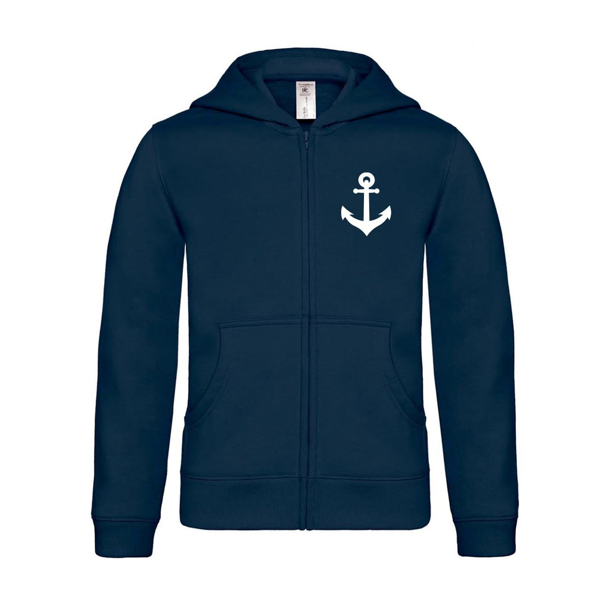 Kinder Sweatjacke "Captain" | Navy - INSELLIEBE USEDOM