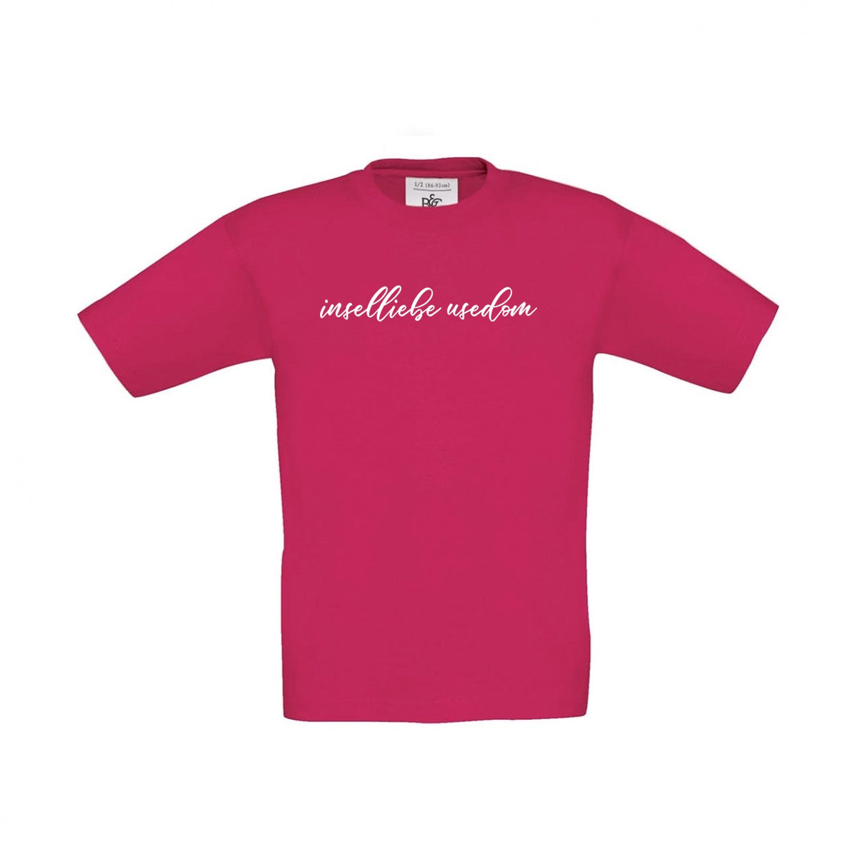 Kinder T-Shirt "inselliebe usedom" | Pink - INSELLIEBE USEDOM