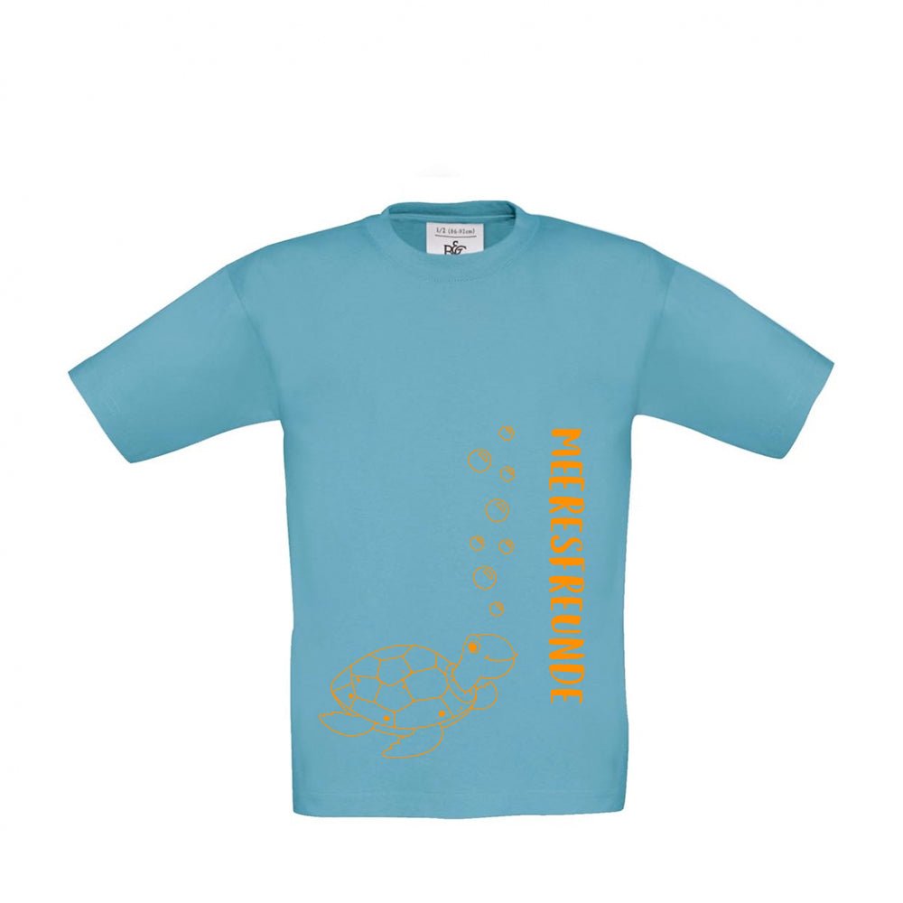 Kinder T-Shirt "Meeresfreunde Schildkröte" | Mint - INSELLIEBE USEDOM
