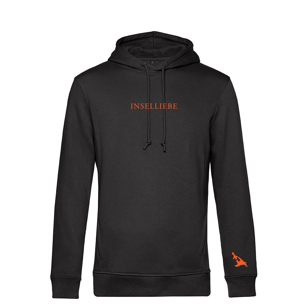 Unisex Hoodie "INSELLIEBE Koordinaten" | Schwarz - INSELLIEBE USEDOM