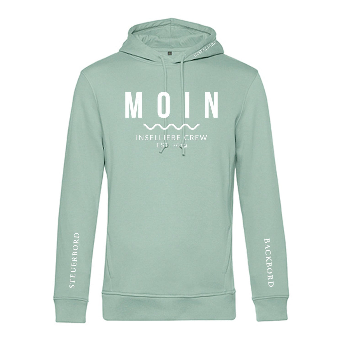 Unisex Hoodie "MOIN Crew" | Mint - INSELLIEBE USEDOM