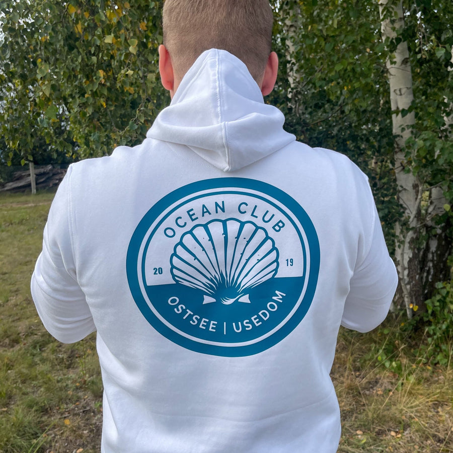 Unisex Hoodie "Ocean Club" | Weiß